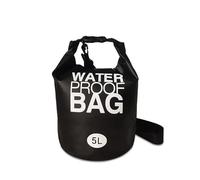 GWEMOSVSFQ Bolsa Impermeable 5L Bolsa Saco Lona de PVC impermeável à Prova D'água Flutuante Multiuso Praia, Cachoeiras, Camping, Trekking,Negro
