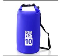 GWEMOSVSFQ Saco Estanque Dobrável 10 litros Impermeável com Alça Ajustável Prova D'Agua Mergulho Pescaria Saco Mochila,Azul
