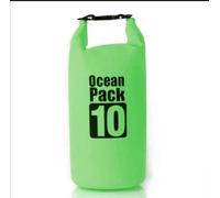 GWEMOSVSFQ Saco Estanque Dobrável 10 litros Impermeável com Alça Ajustável Prova D'Agua Mergulho Pescaria Saco Mochila,Verde