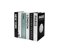 Gwezmxs 6Pcs Libros Decorativos, Libros de Decoración de Interiores, Moderno Libros Decorativos Falsos para Estanteria, Decorative Books, Sujetalibros Infantiles