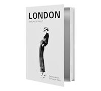 Gwezmxs Caja Libros Decorativo Falsos de Moda, Magnéticos, Sin Páginas (Blanco)