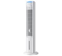 GWFBLID Aire Acondicionado Portatil Enfriador de Aire Sin Tubo con Silencio Temporizador de 12Horas Oscilación 80° Tanque de 5L Control Remoto Ventilador de Enfriamiento para Hogar y Oficina