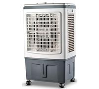 GWFBLID Climatizador Evaporativo Enfriador de Aire Portátil con Depósito de 30L Oscilación 120° 3 Velocidades 3 Modos y 2Acumuladores de Frío Aire Acondicionado Portátil para Oficina Supermercado