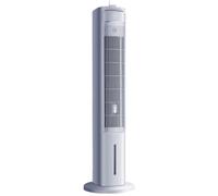 GWFBLID Climatizador Portatil Frio Ionizador Ventilador de Enfriamiento Silencioso Modo Mando a Distancia Humidificador Ventilador con 3velocidades 4 Paquete de Hielo oscilación 80° para Hogar