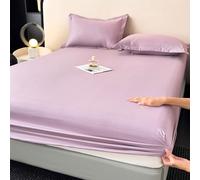 GWFBLID Sabanas Bajeras 180x200 Ajustables Protectores de Colchón 180x200cm Microfibra Sabana Bajera Cama 180 Extra Suave y Transpirable con Banda Elástica Bed Sheet Azul Polvoriento