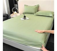 GWFBLID Sabanas Bajeras 180x200 Ajustables Protectores de Colchón 180x200cm Microfibra Sabana Bajera Cama 180 Extra Suave y Transpirable con Banda Elástica Bed Sheet Azul Polvoriento