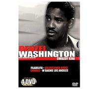 Gwiazdy kina: Denzel Washington: Chwała / Filadelfia / Kolekcjoner kości / W bagnie Los Angeles [BOX] [4DVD] (No hay versión española)