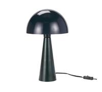 GWJKG 16.5 Inch Metal Mushroom Table Lamp, Retro Style, Bedroom, Dining Office Decoration Suitable for Living Room, Dormitory, Office,(Dark Green)