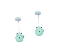 GWJKG 2PCS Reading Table Lamp with Pen Holder - Eye-Care Desk Light for Office & School