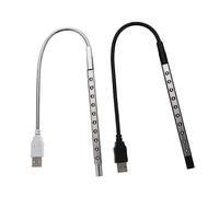 GWJKG 2pcs USB Flexible Desk Light for Night Reading Sewing and More Portable Bedside Lamp
