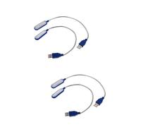 GWJKG 4pcs Compact Laptop Desk Lamp with USB for Home, Office & Travel