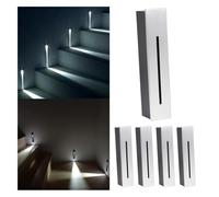 GWJKG 5Pcs 3W Stair Lights AC85 Step Light IP65 Waterproof Wall Lamp for Indoor Outdoor Garden Balcony Corridor Warm White/Cool White