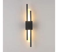 GWJKG 8W Wall Creative Up Down for Bedroom, Living Room, Hallway Stairs - Acrylic Night Lamp, 3000K Warm White Light, Dark Color Finish