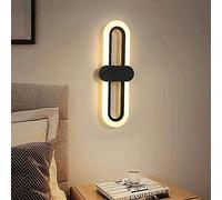 GWJKG Acrylic Wall Lamp - 8W for Living Room, Corridor & Bedroom Decorations (Golden, Warm Light)