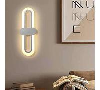 GWJKG Acrylic Wall Lamp - 8W for Living Room, Corridor & Bedroom Decorations (Golden, Warm Light)