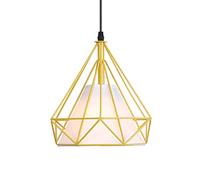 GWJKG and Hanging Lamp Cafe Bar Light Fixtures Restaurant Wrought Iron Decorative Chandelier Cloth Cover Compatible with Kitchen Island Dining Room,Pendant Lighting CE