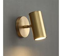 GWJKG Antique Copper Bedside Reading Lamp for Living Room, Hallway & More