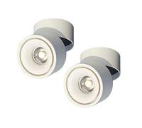 GWJKG Ceiling Spotlights Indoor Use Adjustable Mounted Lights for Living Room and Kitchen Aluminum Downlights with Swivel Lamps White 3000K Color Option