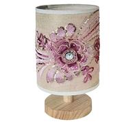 GWJKG Chic Fabric Table Lamp for Bedroom - Desk Light & Nightstand