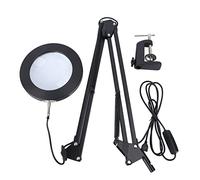 GWJKG Compact USB Table Lamp with Adjustable Arm and Brightness Levels for Reading, Crafting & Repair Work - Black