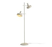 GWJKG Corner Nordic Iron Tall with 2 Adjustable Metal Lampshades Standing High Pole Lamp Floor Lamps for Living Room