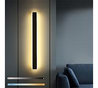 GWJKG Dimmable Light Color Temperature Adjustable Strip, 28W 60cm Wall Lamp for Living Room, Bedroom, Hotel, Balcony & Corridor Decoration