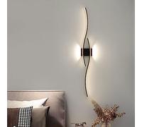 GWJKG Dimmable Sconces Stylish Indoor Fixtures Home Decor, 24W/28W/35W/40W Linear Vanity Lamps, Wall Mounted Light for Living Room & Bedroom