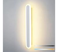 GWJKG Dimmable Wall Lamp Lights Up Down Color Adjustable Acrylic Aluminum Fixture for Bedroom Living Room Balcony Hotel Corridor White 120cm 58W