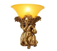 GWJKG European European Style Wall Light Resin and Glass Retro Creative Decor Lighting Wall Lamp (Color: A)