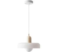 GWJKG Hanging Light Fixture Mid Century Glass Pendant Colorful Dome - Adjustable Iron Chandelier Compatible with Bedroom, Dining Room, Kitchen Island,Pendant Lighting Ceiling