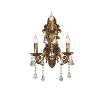 GWJKG Lampe alliage Zinc, abat-jour en verre rétro, mur intérieur Style nordique, Applique murale de Chevet décorative for la Maison, Porche, Restaurant, veilleuse Appl