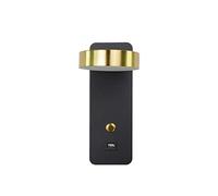 GWJKG Lampe Lampes modernes mur LED Avec interrupteur Interface USB Applique murale Mode for Les lumières d'art d'allée de Couloir intérieur Appliques murales Color : Cool WH