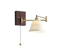 GWJKG Lampe Lecture Chevet Chambre Coucher Salon Luxe légère, Applique murale créative Avec interrupteur à Bande de Cuivre Appliques murales