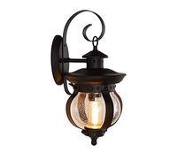 GWJKG Lampe Murale American Retro Lamps, Bubble Glass Lampshade, Exquisite and Practical Outdoor Waterproof Wall Lamp for Entrance of The Courtyard Staircase Villa Luminaires extérieurs