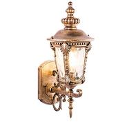 GWJKG Lampe Murale American Style Outdoor Lights IP65 Waterproof Exterior Lamp Bronze Finish with Glass Panels Wall for Front Door Backyard Garage Patio Luminaires extérieurs