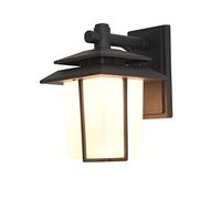 GWJKG Lampe murale Industrial Waterproof Outdoor European Fashion Glass Umbrella Lamps, Rustic Outer Wall Retro Lights, Porch Made of Metal for farmhouses Luminaires extérieurs Color A