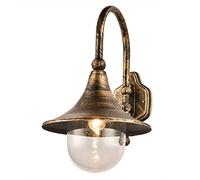 GWJKG Lampe murale Metal Outer Waterproof Outdoor in European Style, LED for Garden Villa Lamp, Retro Exterior Wall Balcony Light Luminaires extérieurs Color :