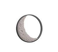 GWJKG Lampe Murale Moderne paysage extérieur Cour Balcon mur lumière Appliques murales (Size : Three-Dimensional Crescent Moon)