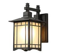 GWJKG Lampe Murale Outdoor Outside Aluminum Main Operated LED Square IP65 Waterproof Exterior Wall Light, 9W 3000K Warm White, Included Luminaires extérieurs