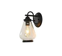GWJKG Lampe murale Outdoor Wall European Style Waterproof Pendant Lamp Aluminum Art Chandelier E27 Single Head Hanging Fixture Villa Balcony Courtyard Suspension Light Luminaires extérieurs