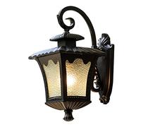 GWJKG Lampe murale Retro Exterior Lantern Light, Mount Lights, Farmhouse Outdoor Wall Front Door, Waterproof for Patio Yard Porch Garden Fence Lu