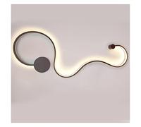 GWJKG Lampes murales Appliques Serpent Forme LED Lumière murale, Moderne créative élégante Dimmable câblant Stepless Wall, Contemporain Longue en Aluminium Long l