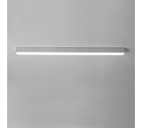 GWJKG LED Minimalista Luz Lineal Moderna Monte Montaje Techo Barra metálica Metal Black Long Lighting White Office Light for Home Kitchen Island Sala de Estar RO (