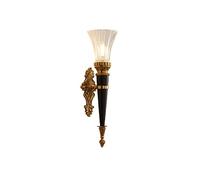 GWJKG Luxe Fully Copper Lamp, Bedside Table Bedroom Antique Wall Light, Corridor Porch Wall Lights Copper Lamp Wall Lights