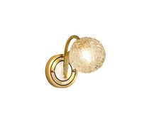 GWJKG Luxurious Copper Crystal Wall Light, TV Focused Chandelier for Entrance Hall and Bedroom