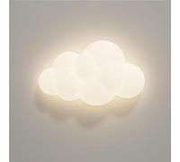GWJKG Milk White Acrylic Dimmable Cloud Flush Mount Ceiling Light for Bedroom Girls Room Nursery Kitchen Bathroom Hallway