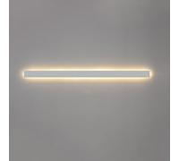 GWJKG Minimalist Corner Wall Lamp Hardwired Up Down Mount, Black Linear for Bathroom, Hallway, Bedroom, Living Room, Kitchen - Stylish White Light Strip