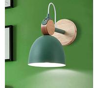 GWJKG Minimalist Wall Lamp with Warm Light - Living Room and Bedroom Use, Grey