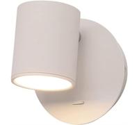 GWJKG Minimalist Wall Reading Light with Adjustable Rotational Function - White Iron Decorative Wall Lamp, 6W