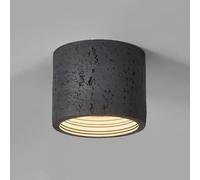 GWJKG Montaje Descarga, diseño Piedra Cueva 5.5 "LED 6W, lámpara Moderna luz de Techo rústico para el Pasillo del Armario, 3000k (Color Negro, h-